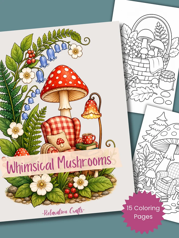 Whimsical Mushrooms product image (1)