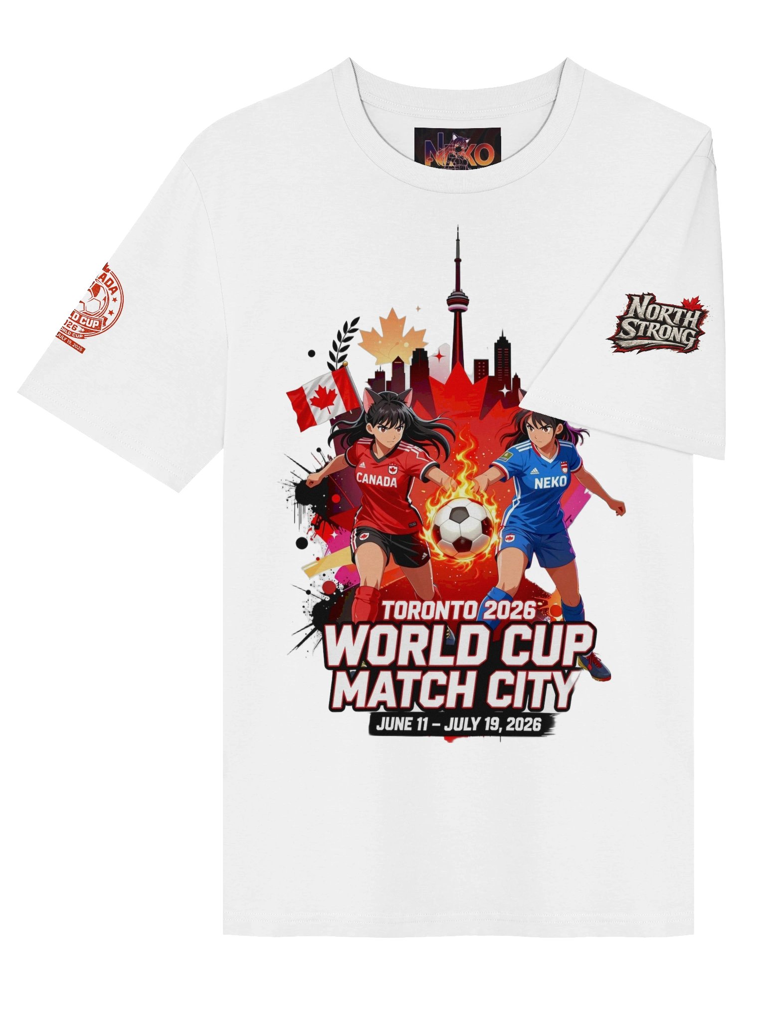 2026 World Cup Street Fusion Tee 🇨🇦 | Urban Soccer Graphic T-Shirt (Limited Edition) product image (4)