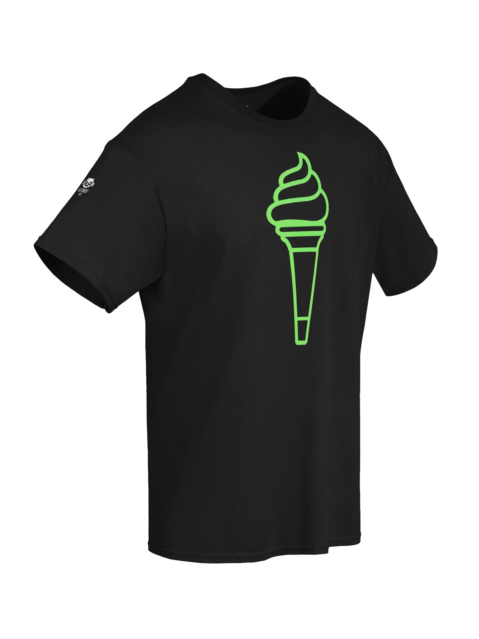 Neon green KLF ice-cream cone unisex heavyweight tee product image (49)