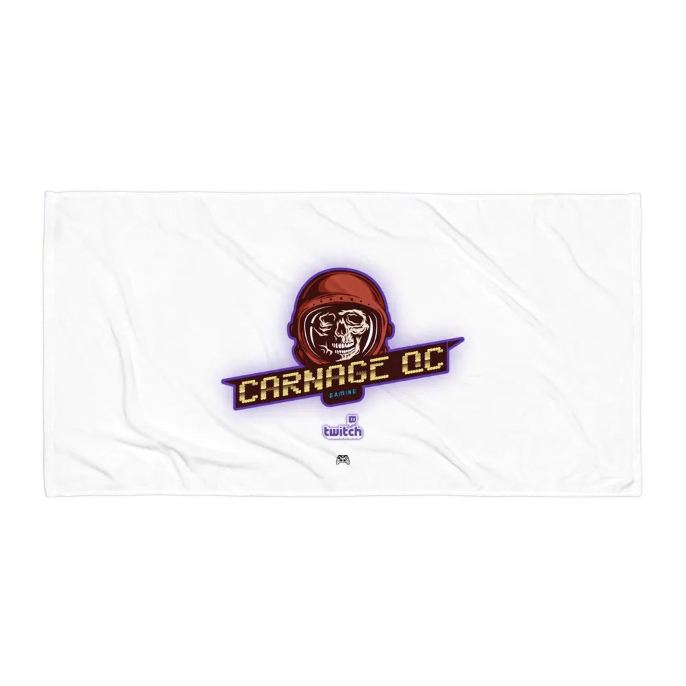 CARNAGE QC Skull Gaming Towel product image (1)