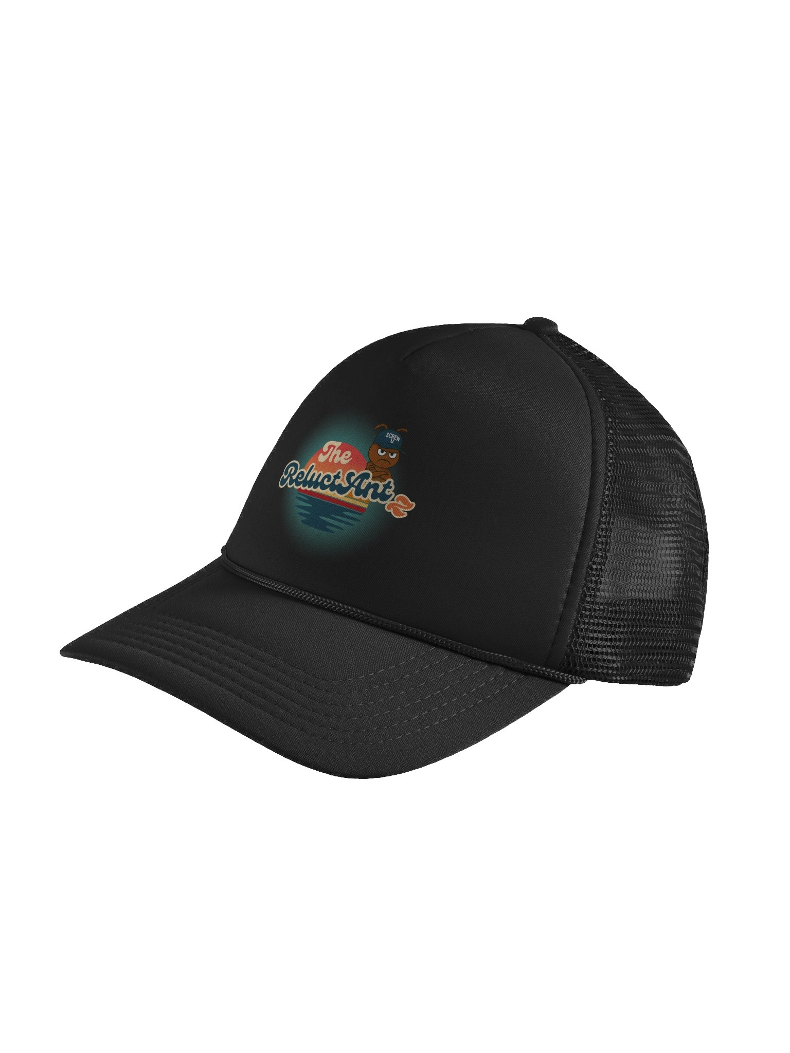 Screw U Hat by The ReluctAntz – Black Trucker product image (4)