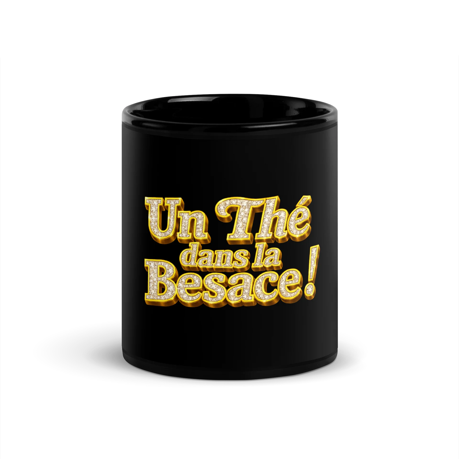 Mug noir « Un Thé dans la Besace ! » product image (1)