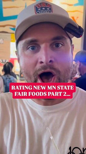 Rating new @mnstatefair foods part 2…

#minnesota #mnstatefair #food
