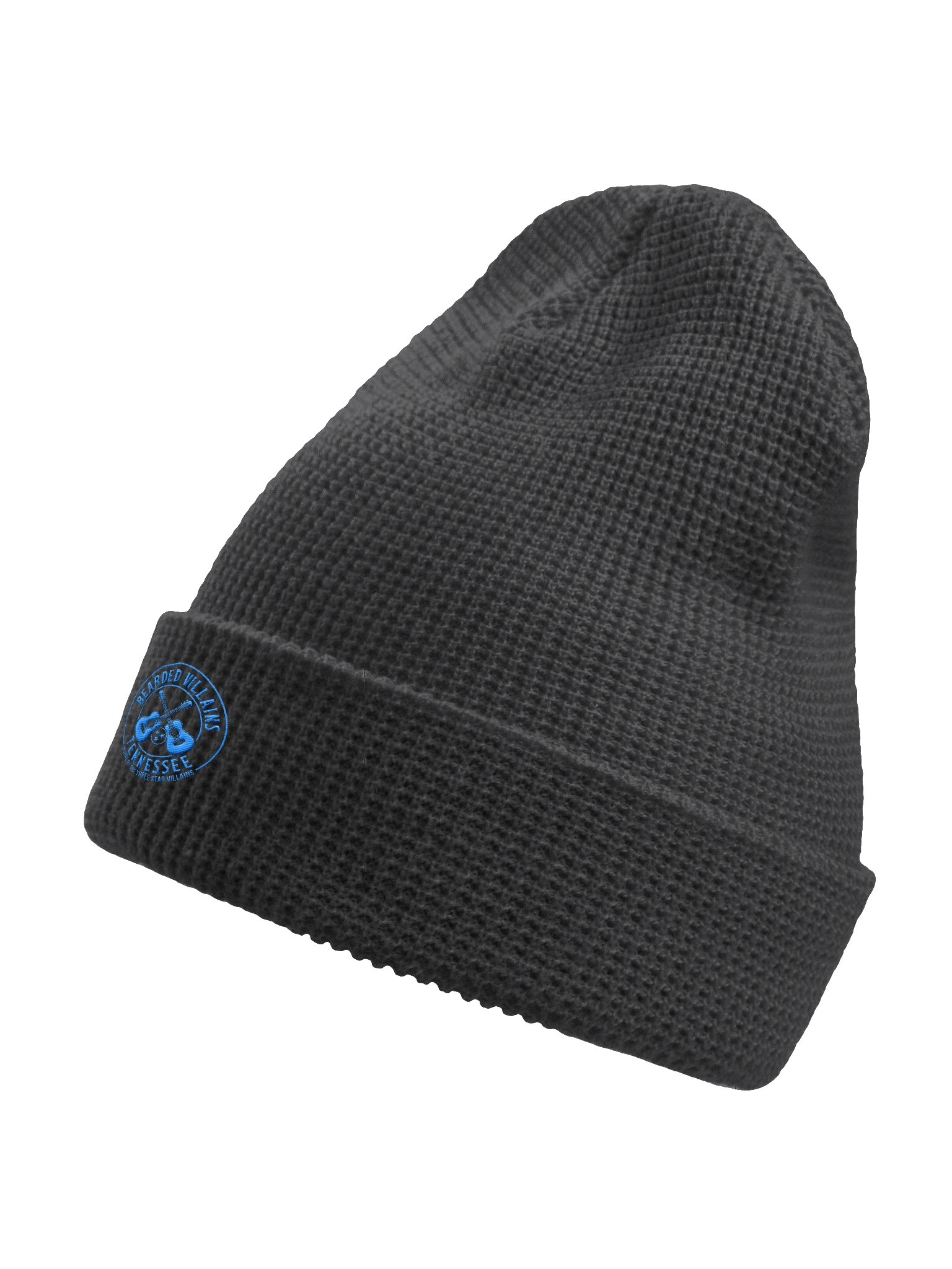 TSV Bearded Villains Tennessee Waffle Knit Beanie | Titans Blue Logo | Bold Brotherhood Style & Game-Day Comfort product image (4)
