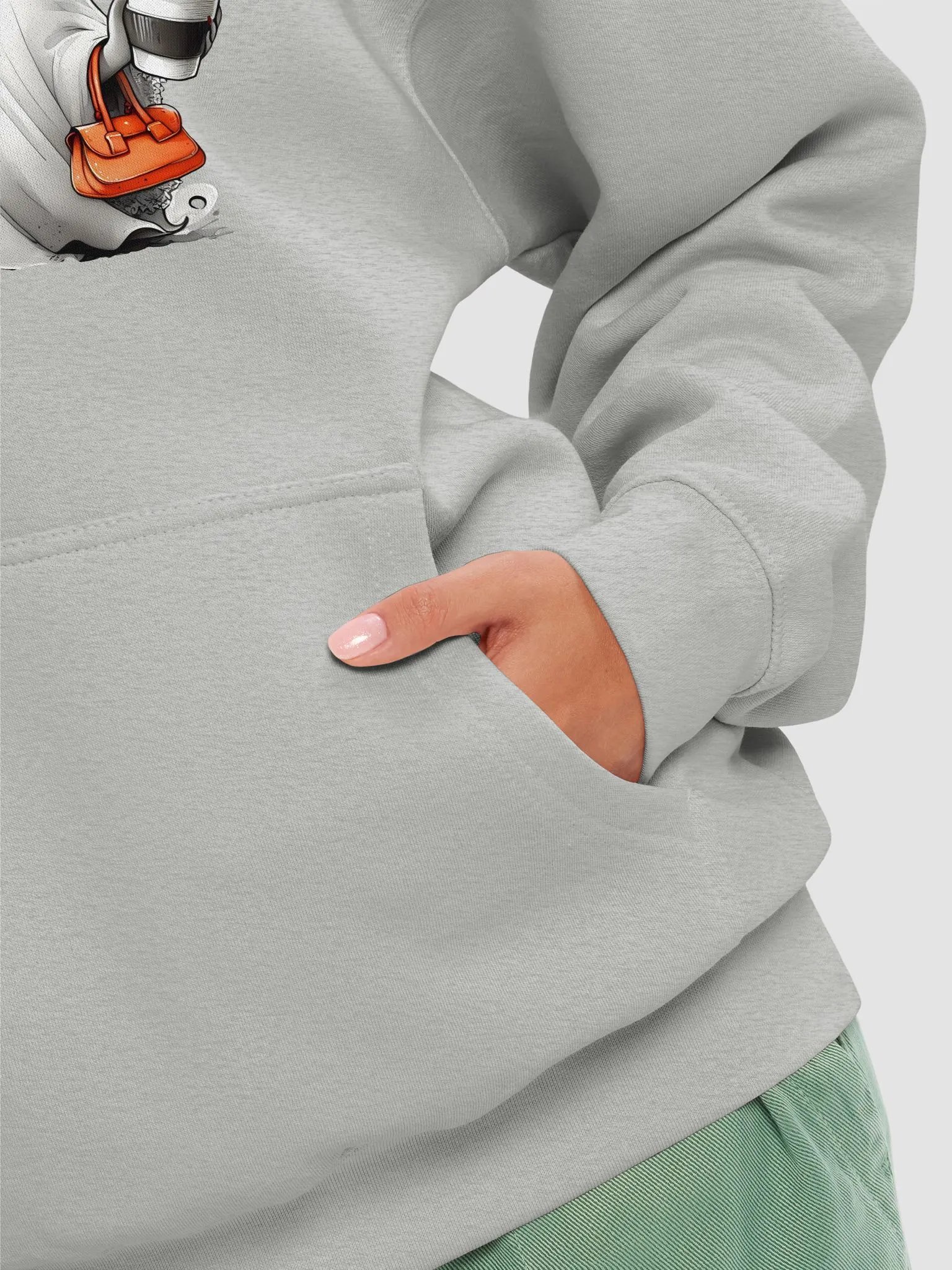Spooky Chic Ghost Halloween Hoodie product image (8)