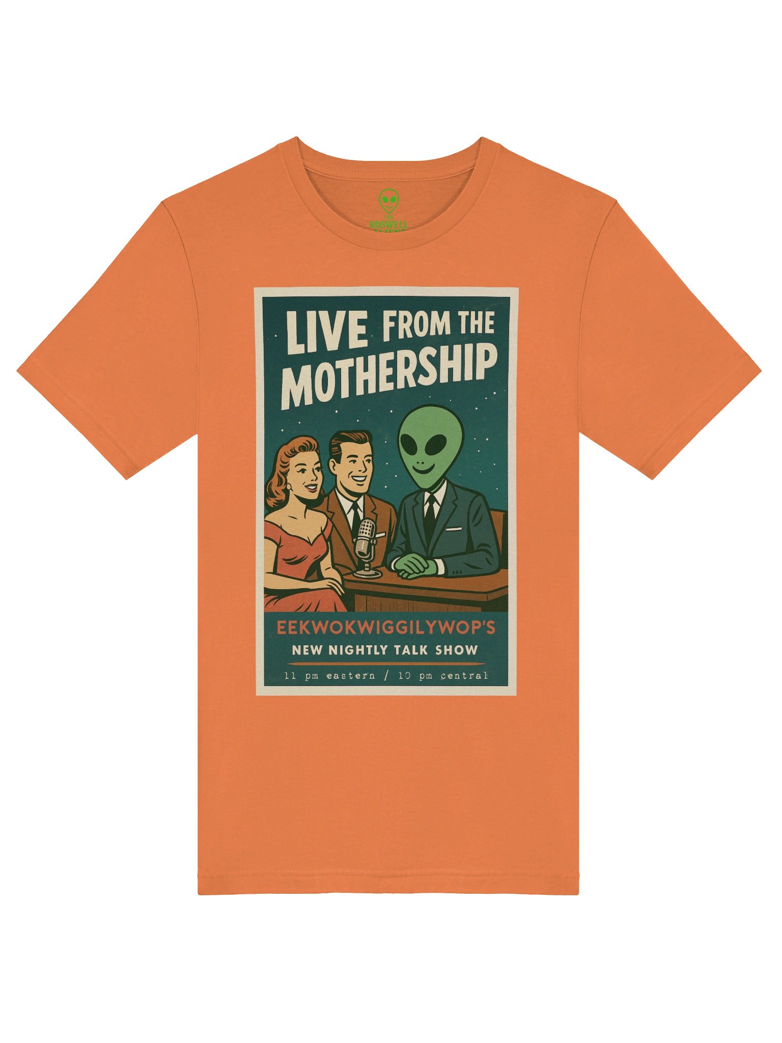 Late Night Talk Show Roswell Aliens 1950's Retro Concert Tee Fit Unisex T-Shirt product image (65)
