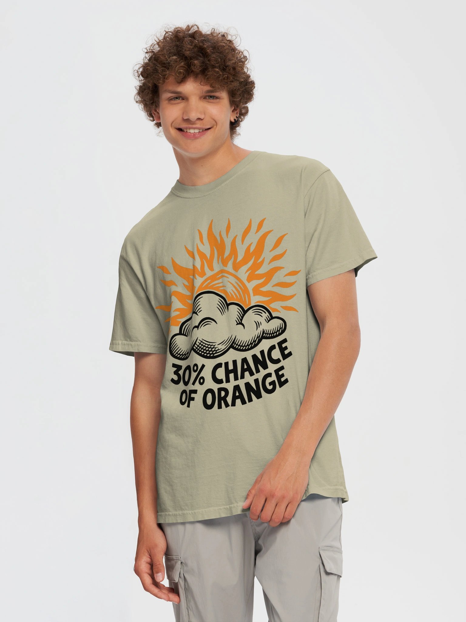 30% Chance of Orange Sunrise Tee product image (9)