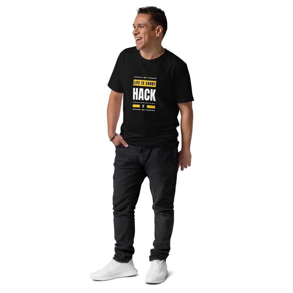 LIFE IS SHORT. HACK IT! - 100% cotton product image (13)