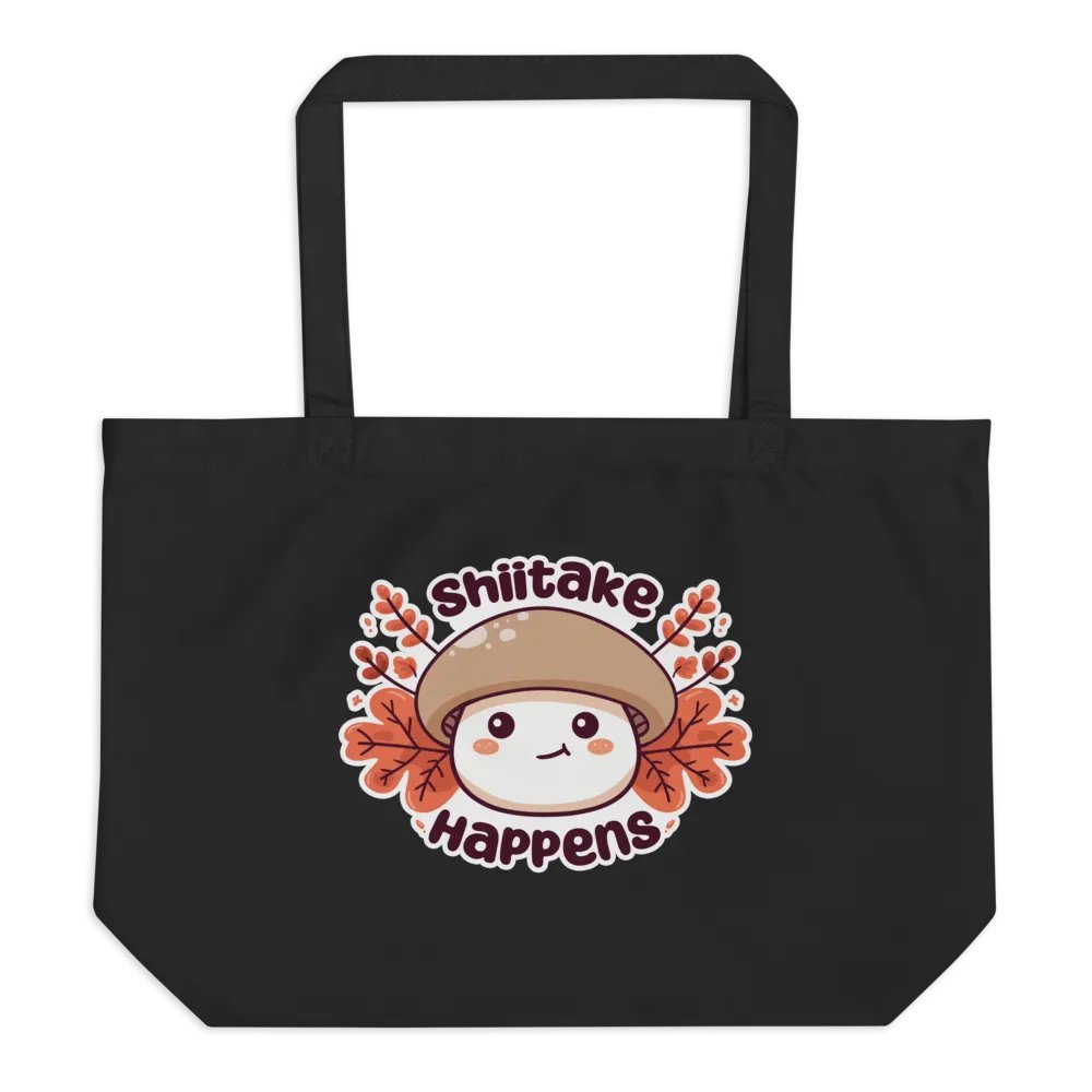*Limited Time* Shiitake Happens Tote (Dark) product image (1)