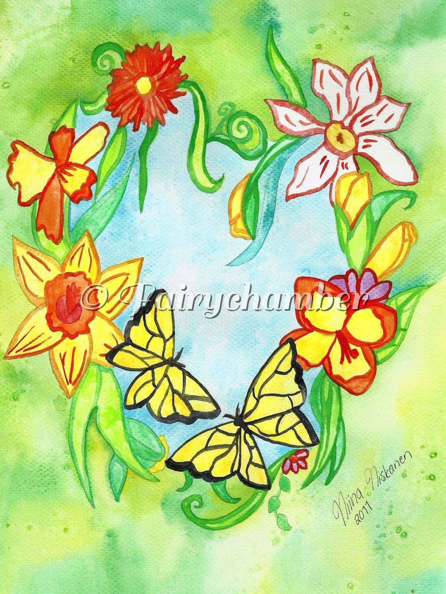 Spring Heart Original Painting product image (1)