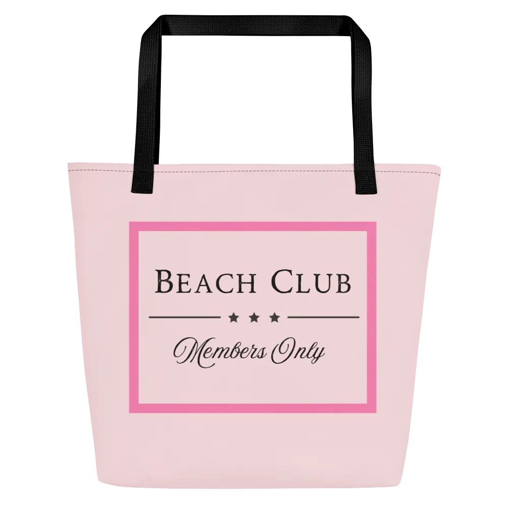 Exclusive Beach Club Tote Bag with Inside Pocket product image (1)