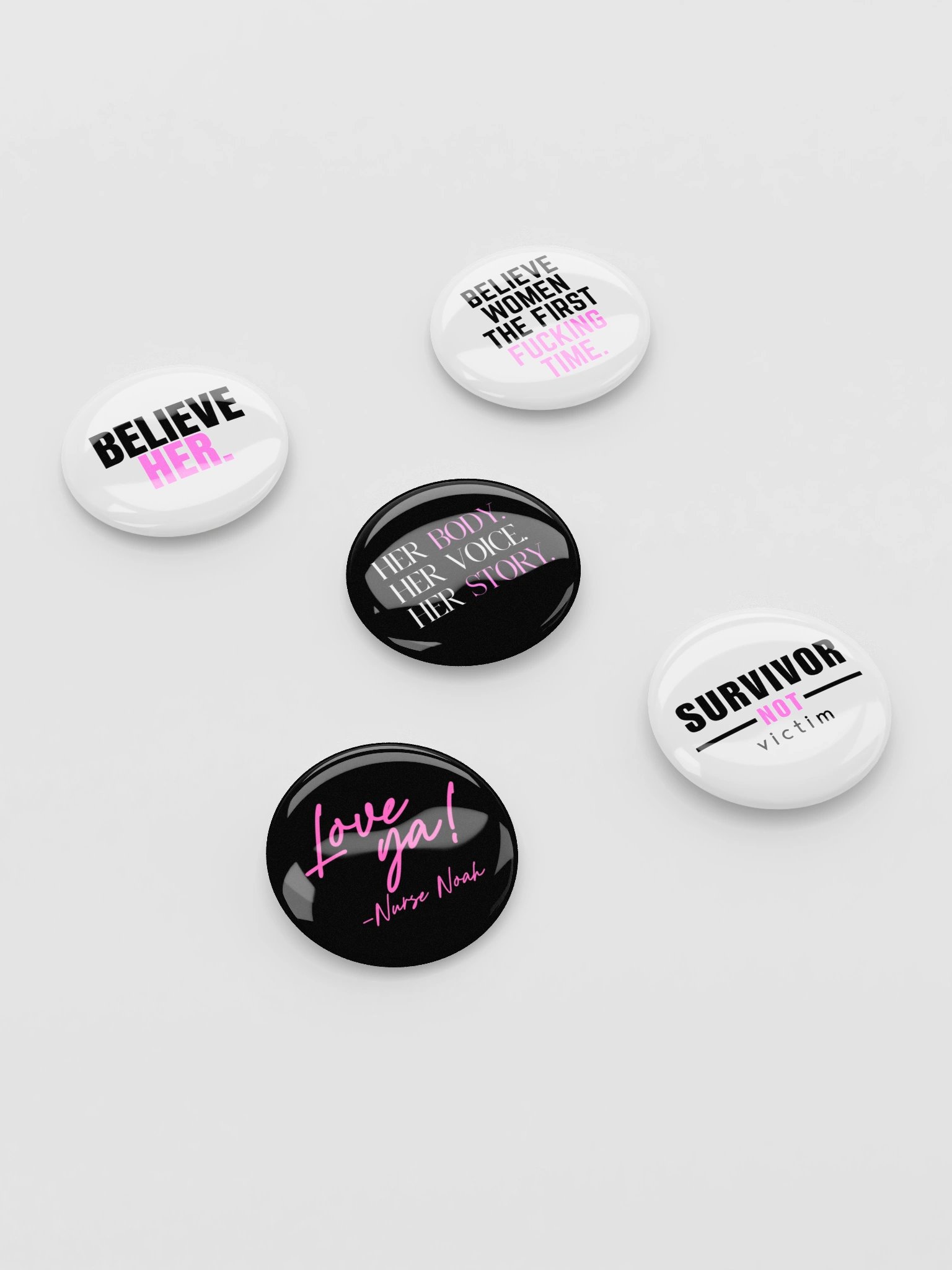 The Believe Her Button Collection product image (2)