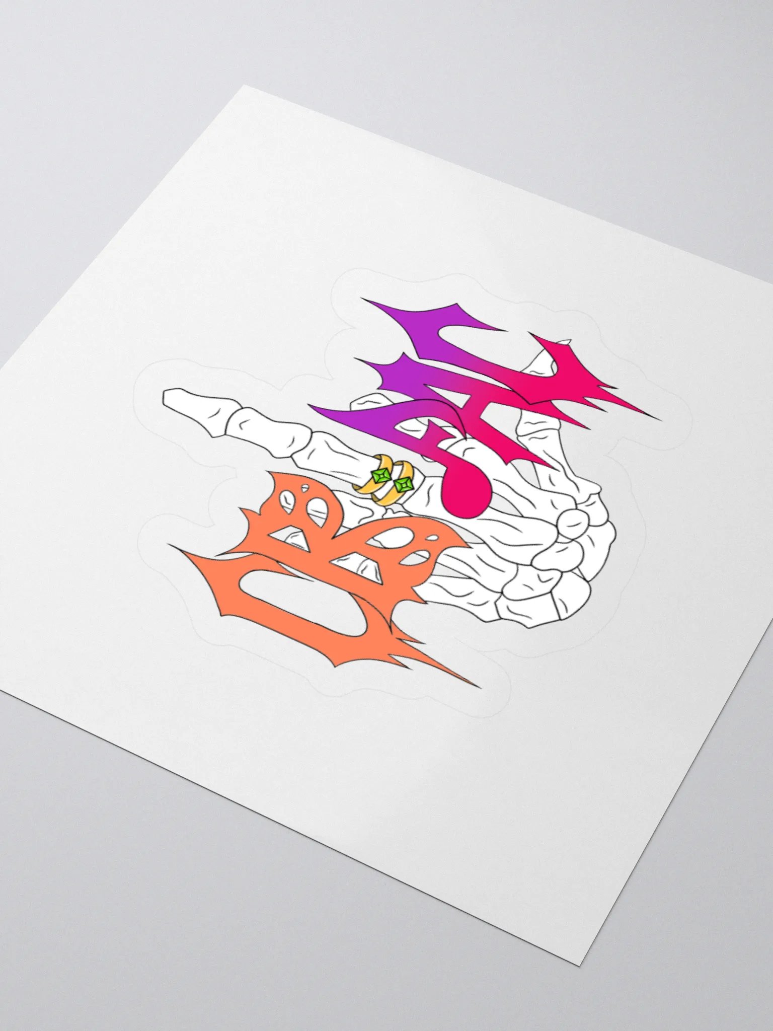 CB:FAC F#CK Cancer Stickers product image (3)