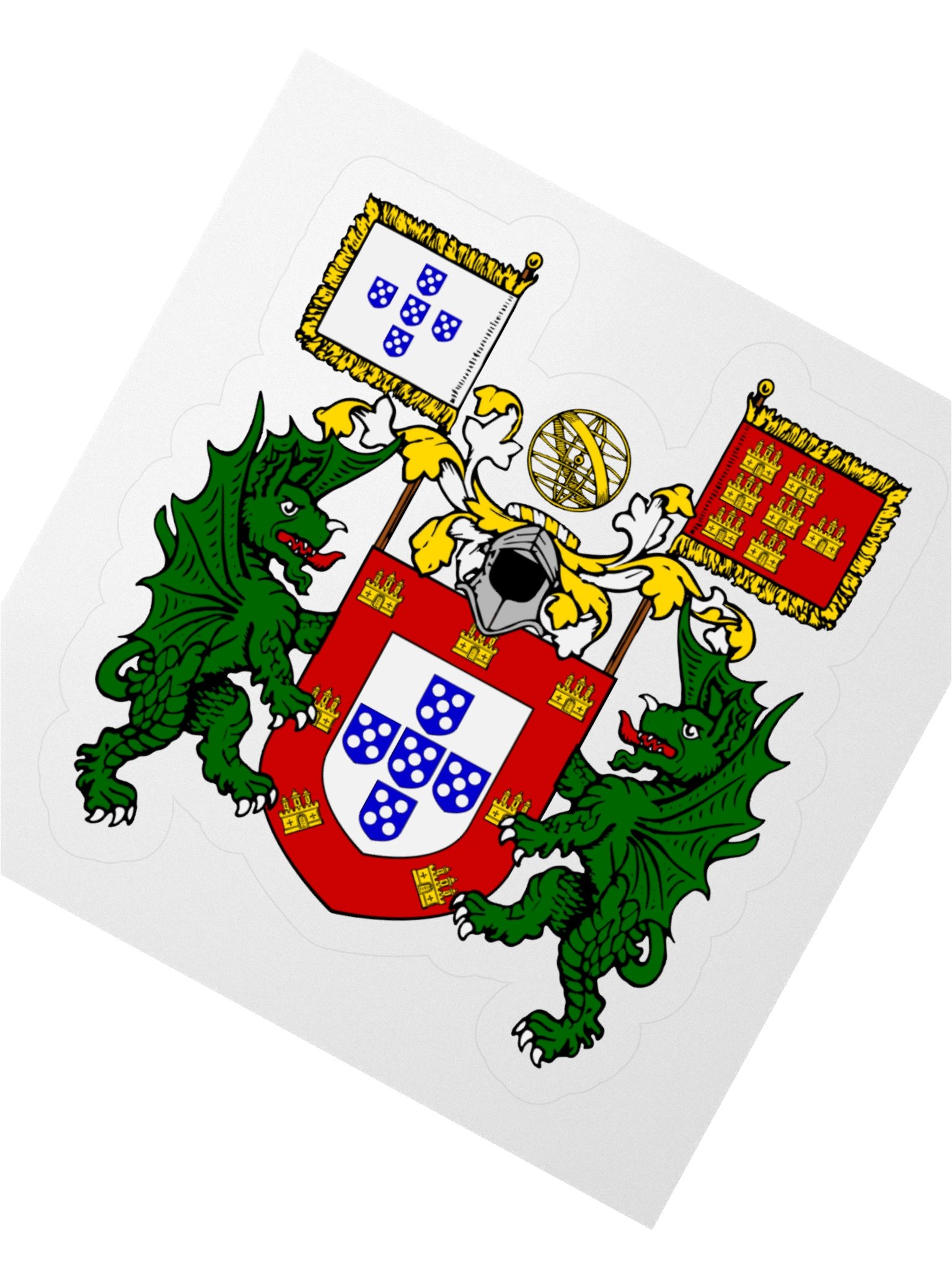 The Glory of the Navigators Portugal Kiss Cut Sticker product image (4)