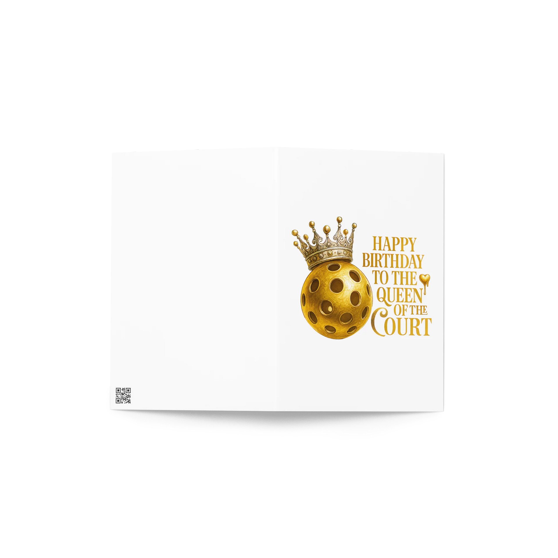 Happy Birthday to the Queen of the Court Card | Pickleball Lover Birthday Card for Pickle ball player, Pickleball Hobby Enthusiasts product image (4)