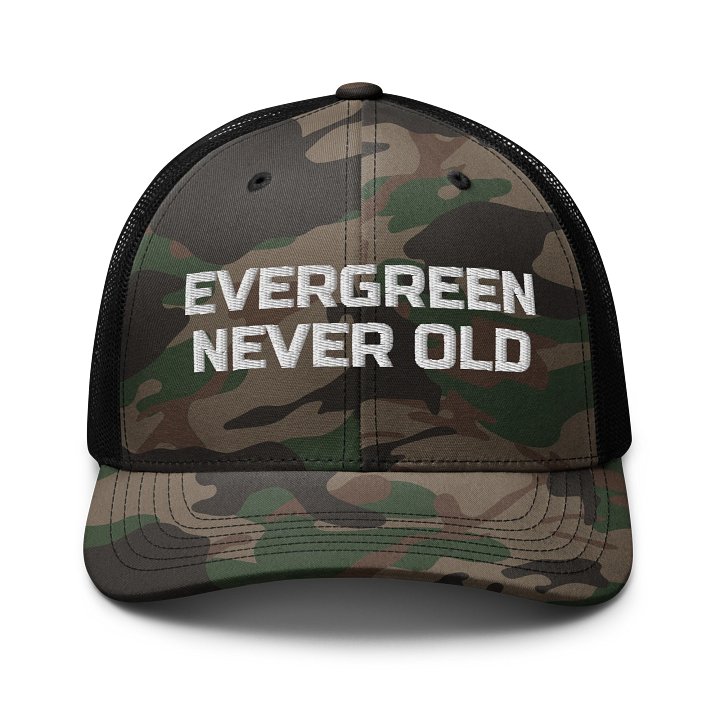 Urgers Evergreen Camouflage Trucker Hat product image (1)