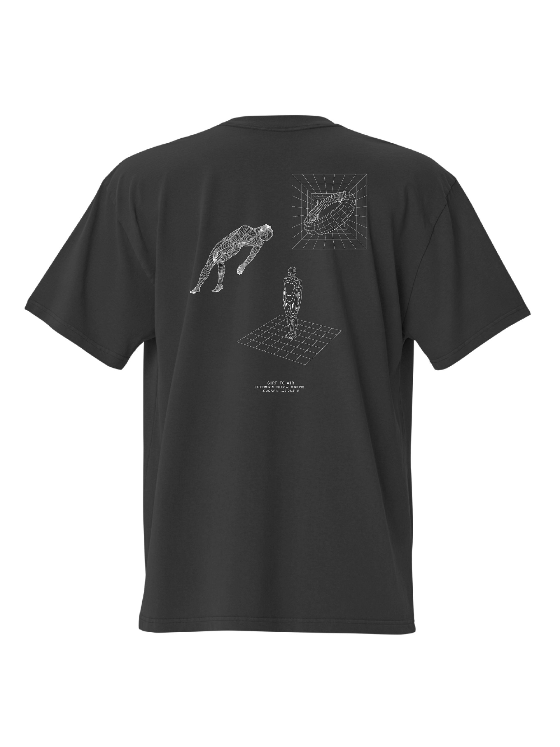 Ascend | Oversized Tee (Faded Black) product image (1)