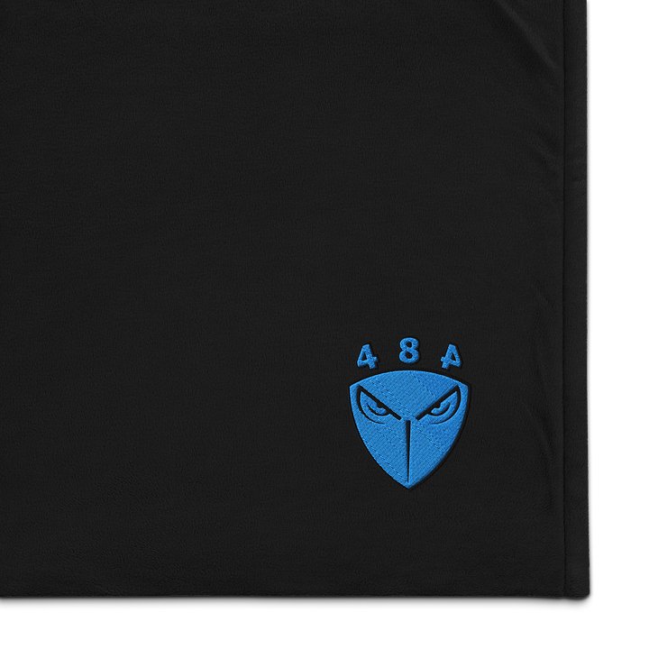 484 Face Logo Premium Sherpa Blanket-Embroidered product image (1)