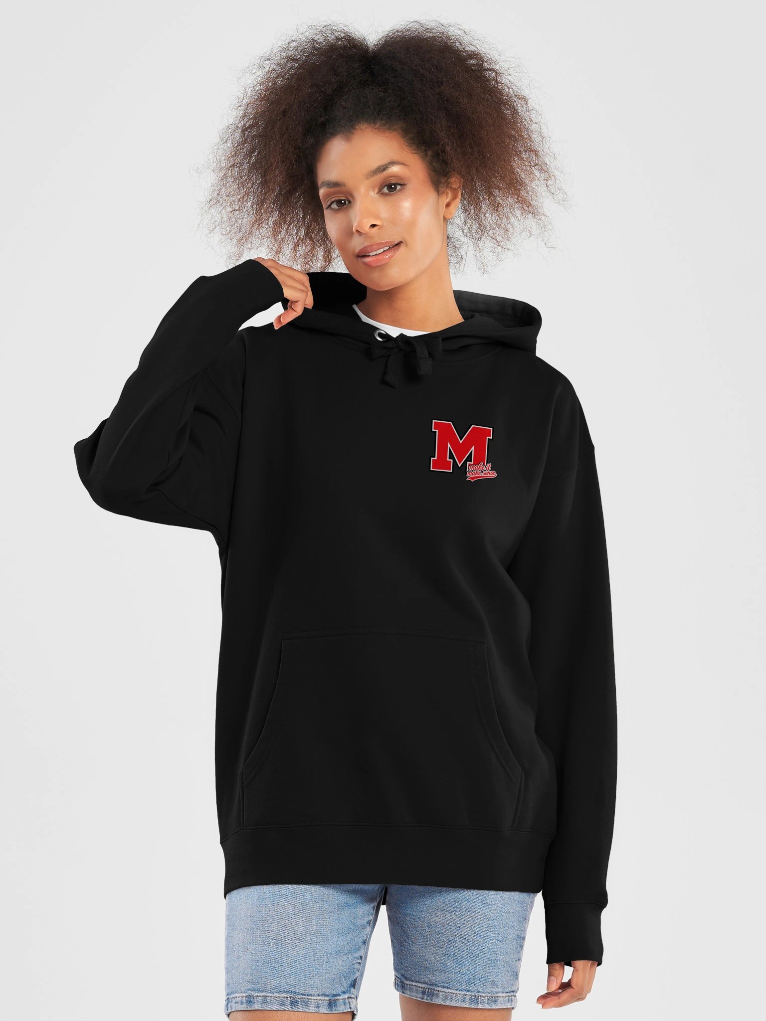MIMS Red Varsity Logo Hoodie product image (5)