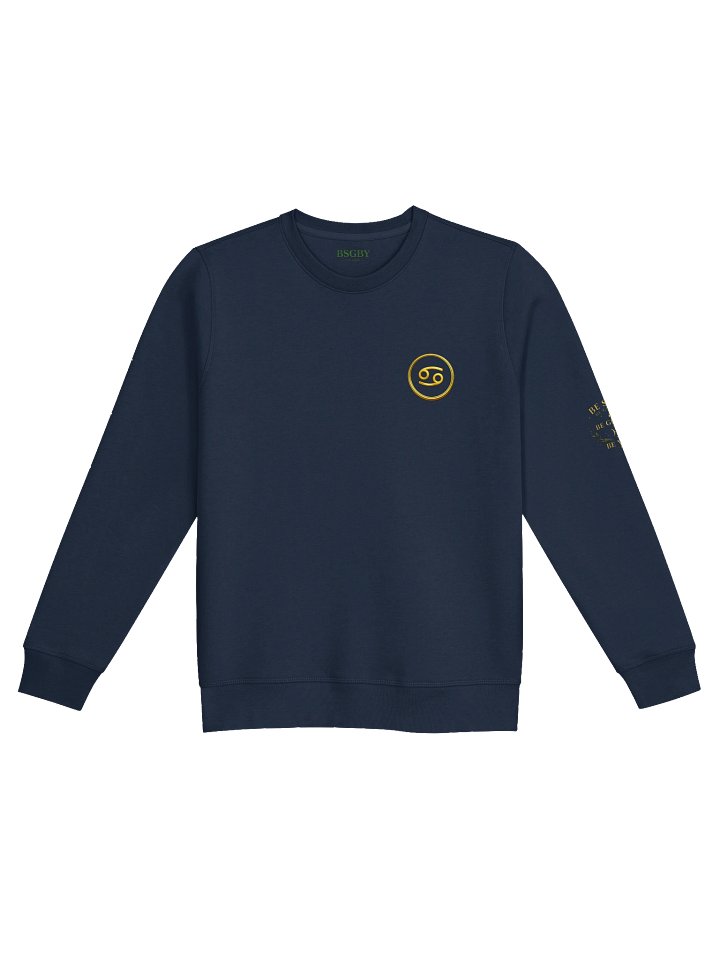 Cancer “Lead with Heart” Premium Zodiac Crewneck product image (1)