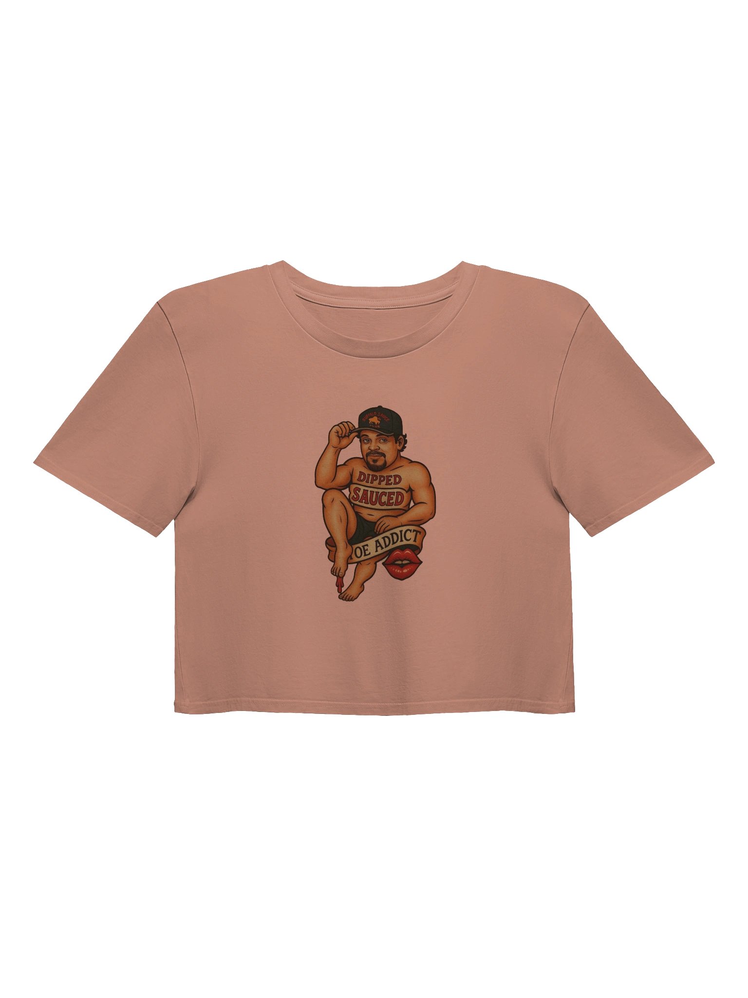 Sauced & Dipped Cartoon womens Crop Top product image (6)