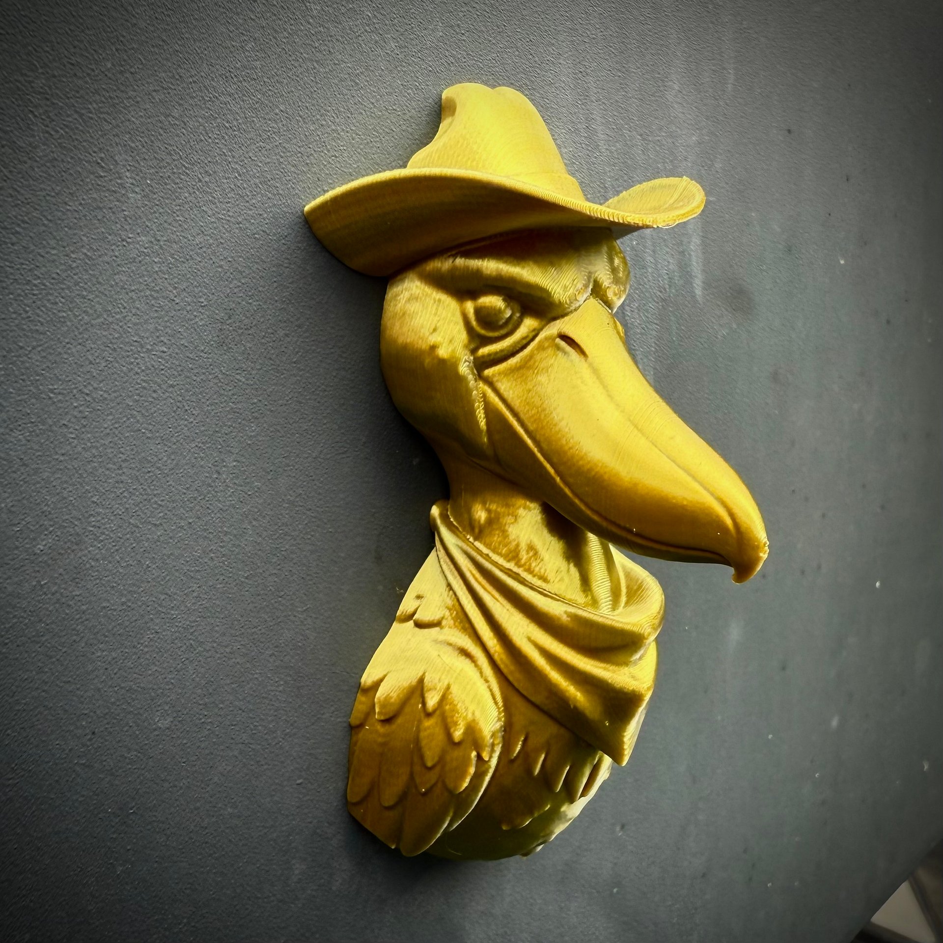 Shoebill Stork Magnet (Gold & Silver) product image (3)