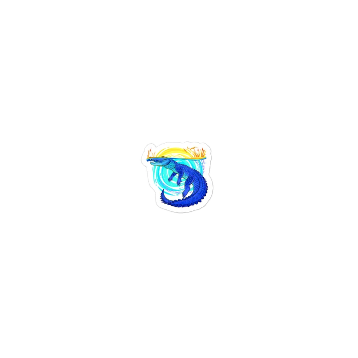 Blue & Yellow Gator sticker product image (1)