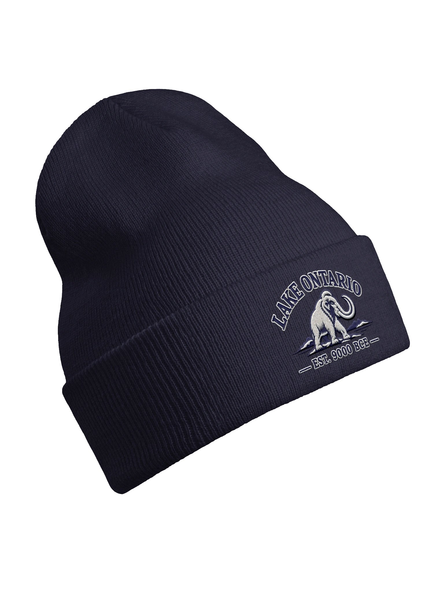 Lake Ontario Mammoth Premium Cuffed Beanie | Navy product image (8)