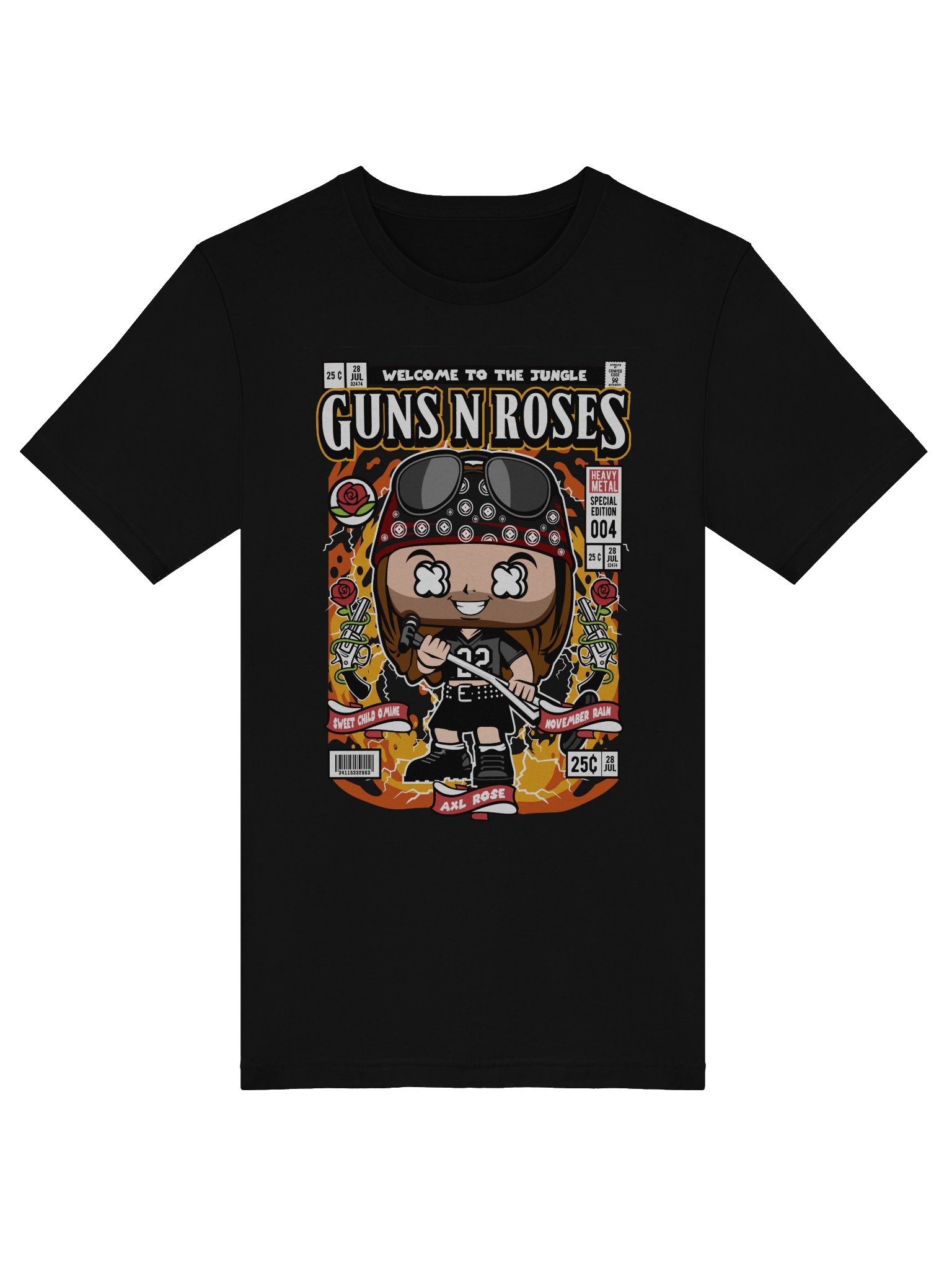Rockstar Vibes Comic T-Shirt product image (5)