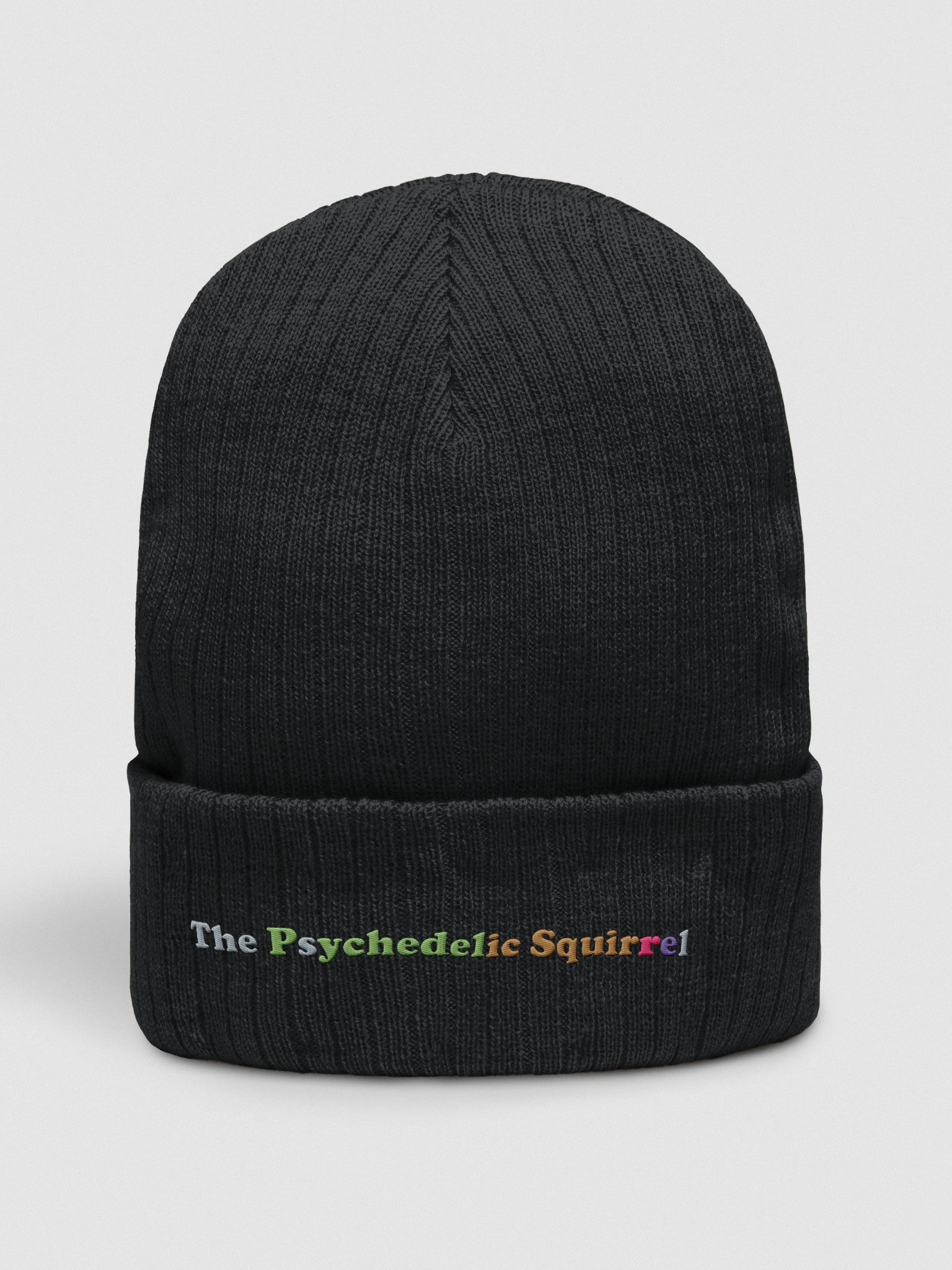 The Psychedelic Squirrel Beanie Words product image (1)