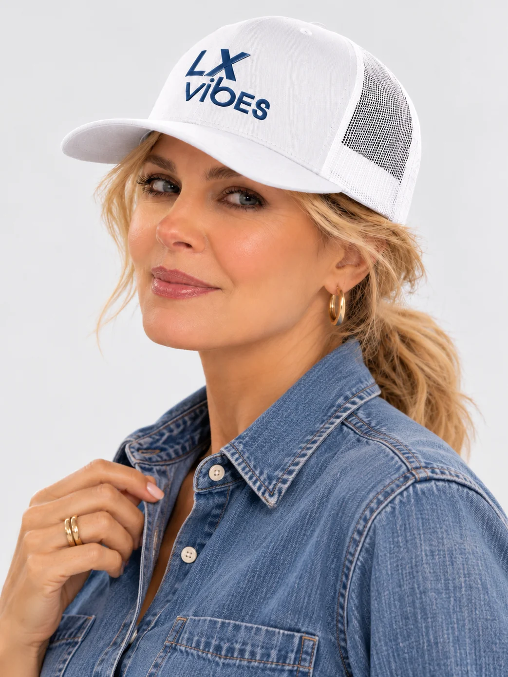LX Vibes Trucker Hat Embroidered product image (3)