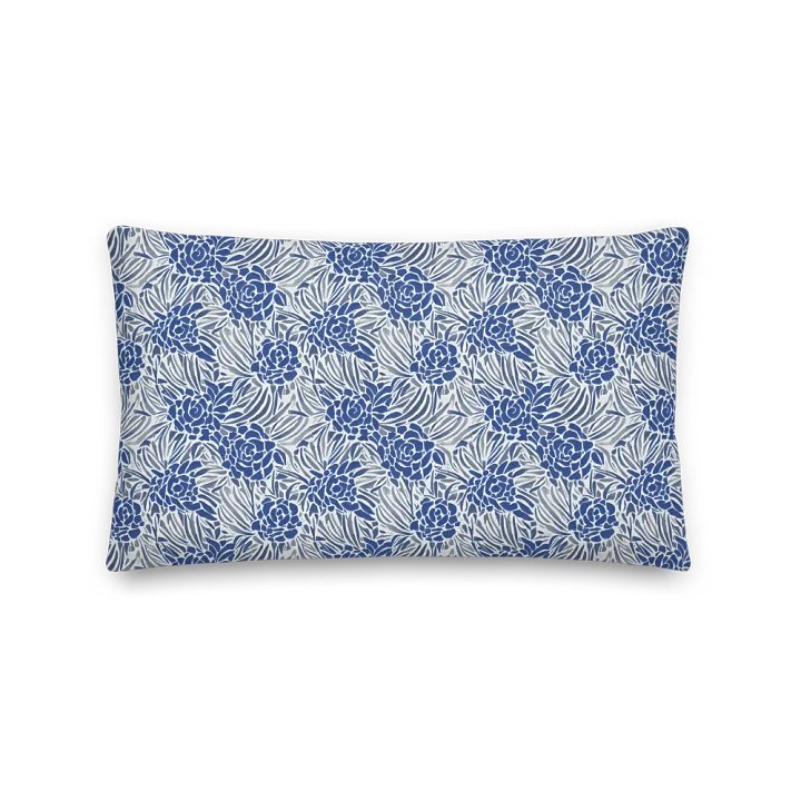 Blue Roses Premium Pillow product image (1)