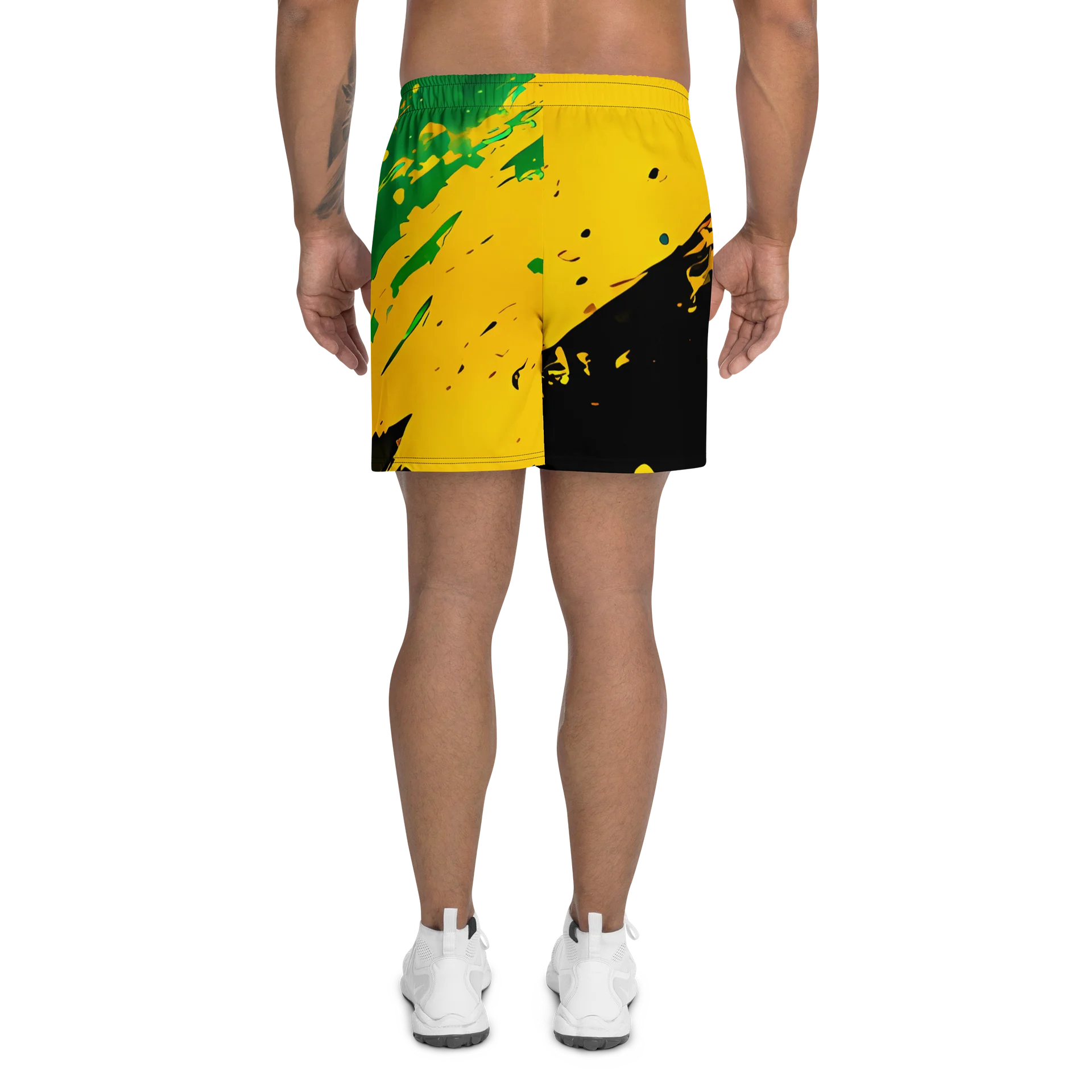 Vintage Jamaica Sport Print - Caribbean Apples | Athletic Long Shorts product image (6)