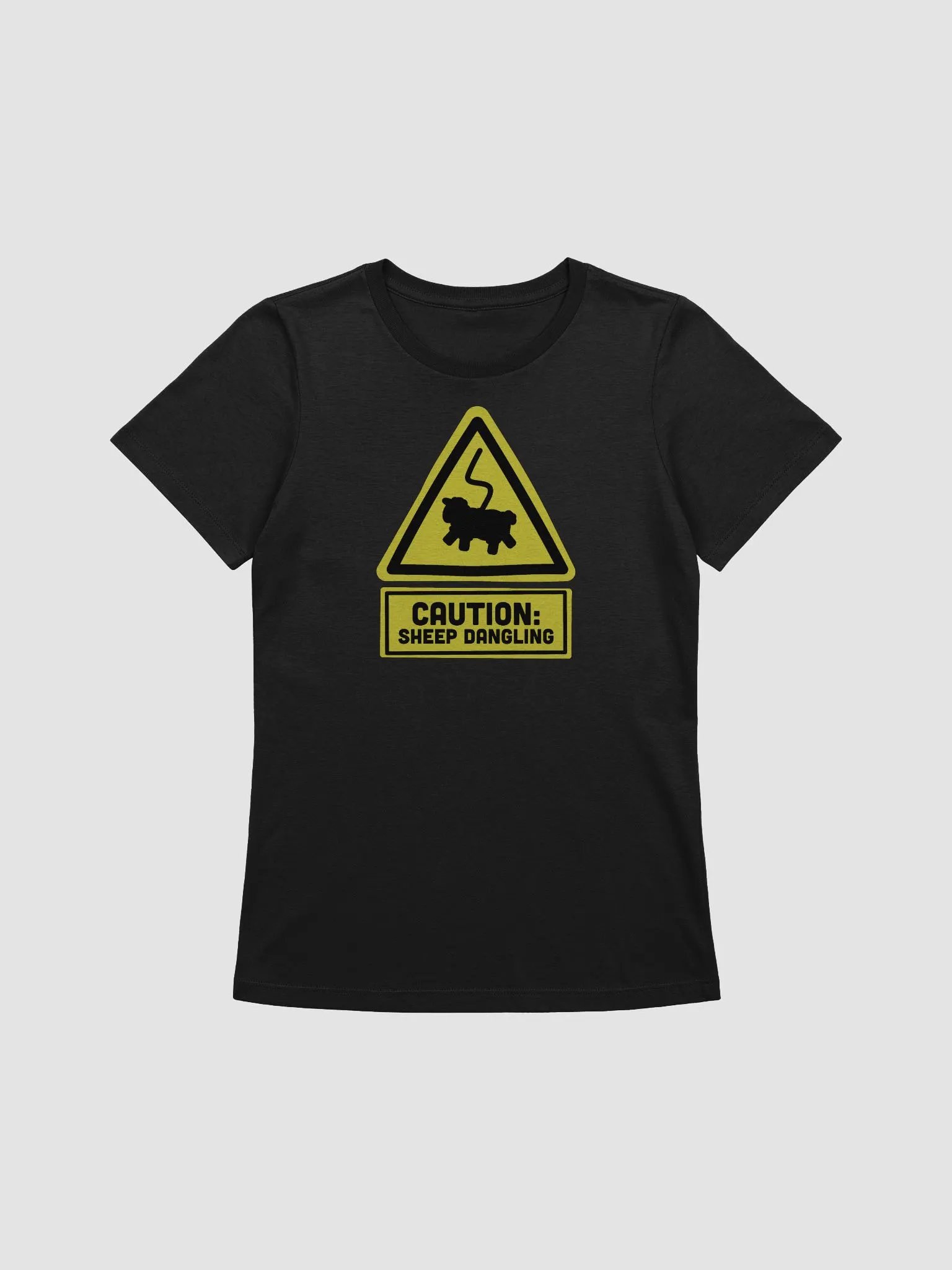 Caution Sheep Dangling | Women's T-shirt product image (2)
