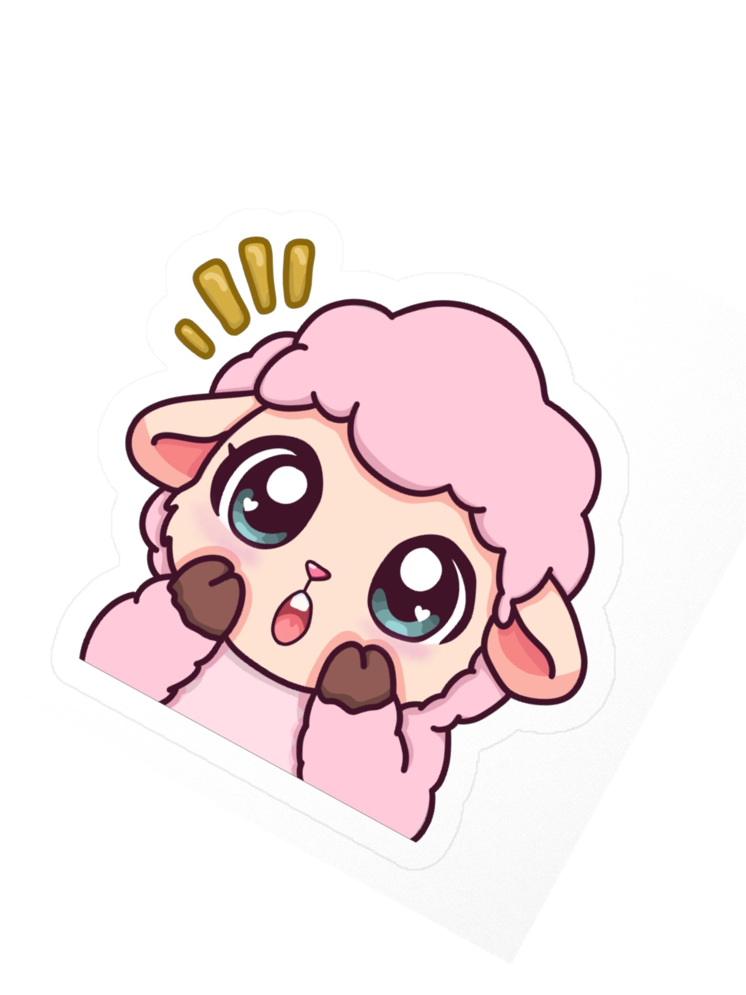 Shocked Sheep Sticker product image (6)