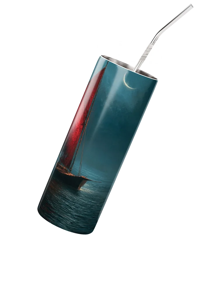Moonlit Sailboat Night Tumbler product image (2)