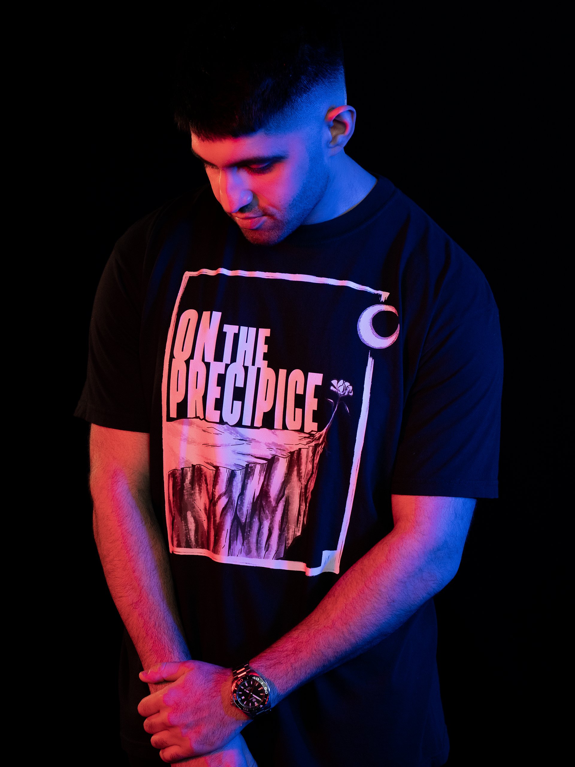 On The Precipice Black T-Shirt product image (3)