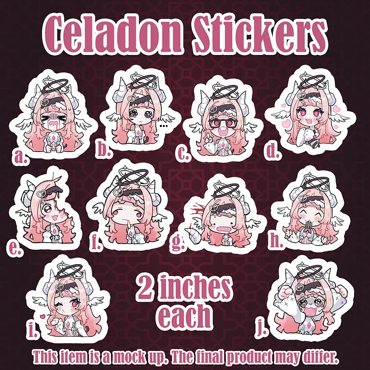 Celadon Stickers [PREORDER] product image (2)