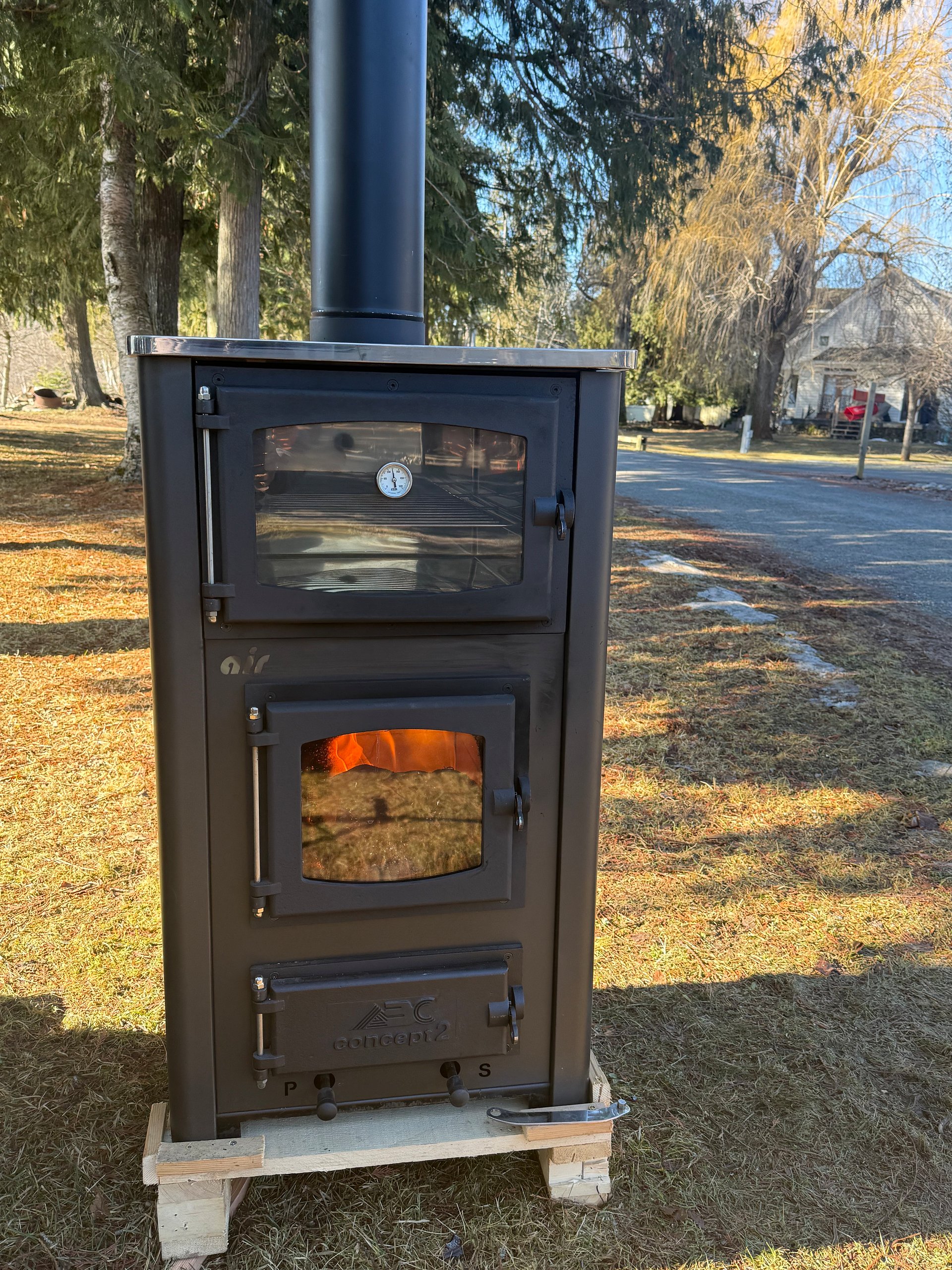 Concept 2 Air Mini Wood/Coal Cookstove Black Sides and Edges product image (1)