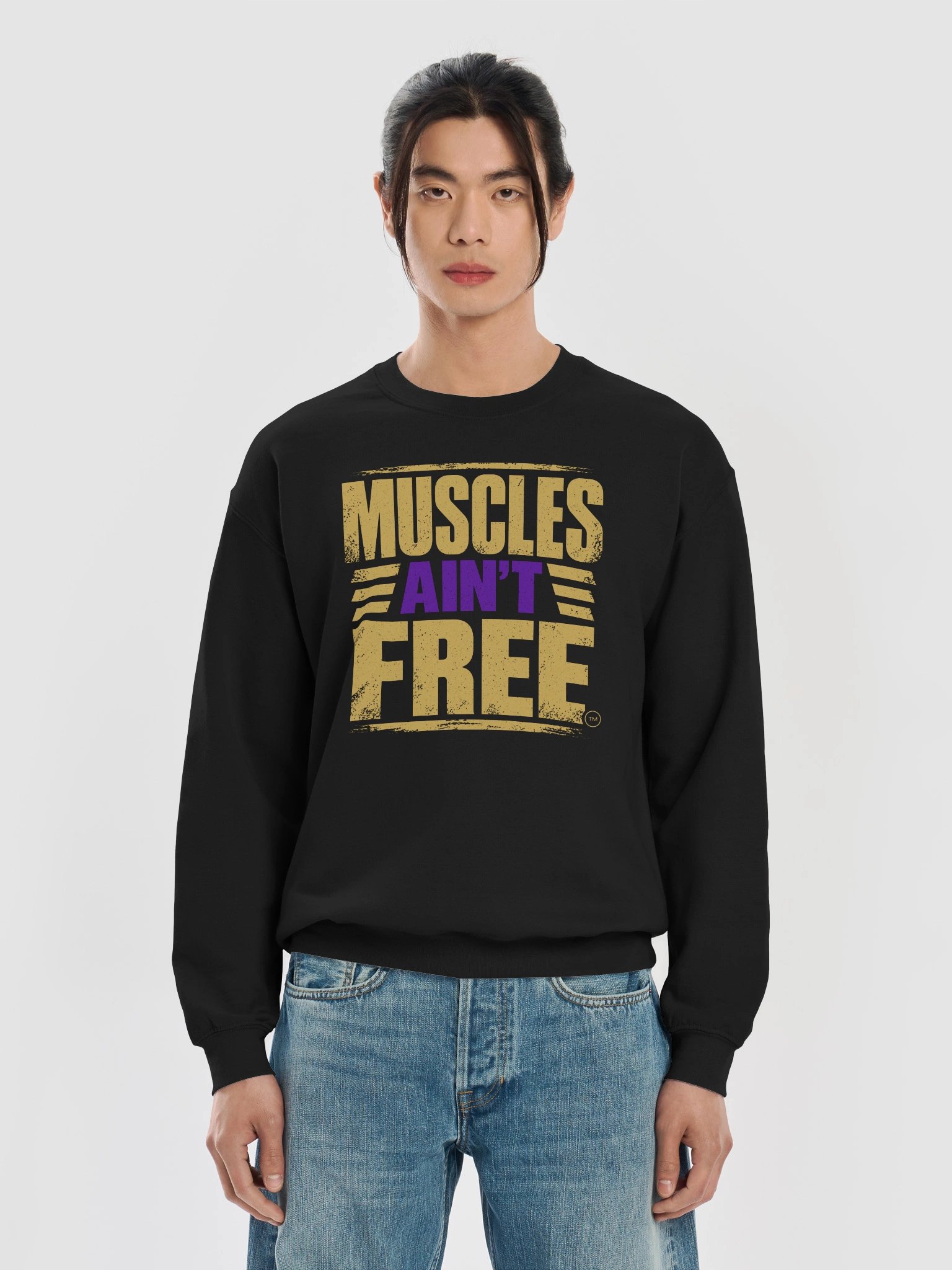 "Muscles Ain't Free" Heavy Blend Sweatshirt product image (49)