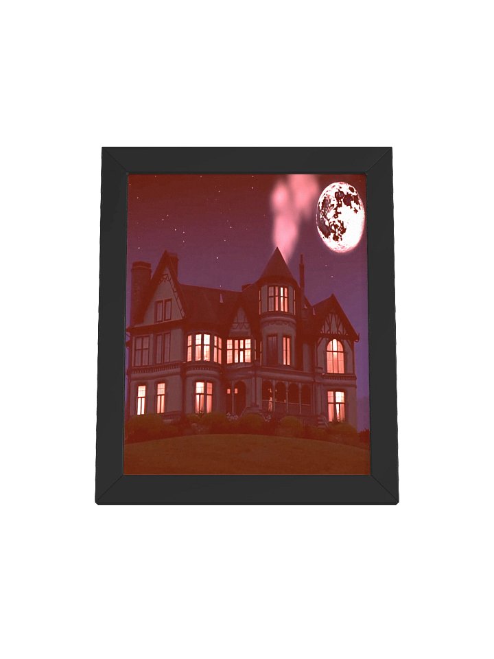 REEVES VAMPIRES MANSION FRAMED PRINT product image (1)