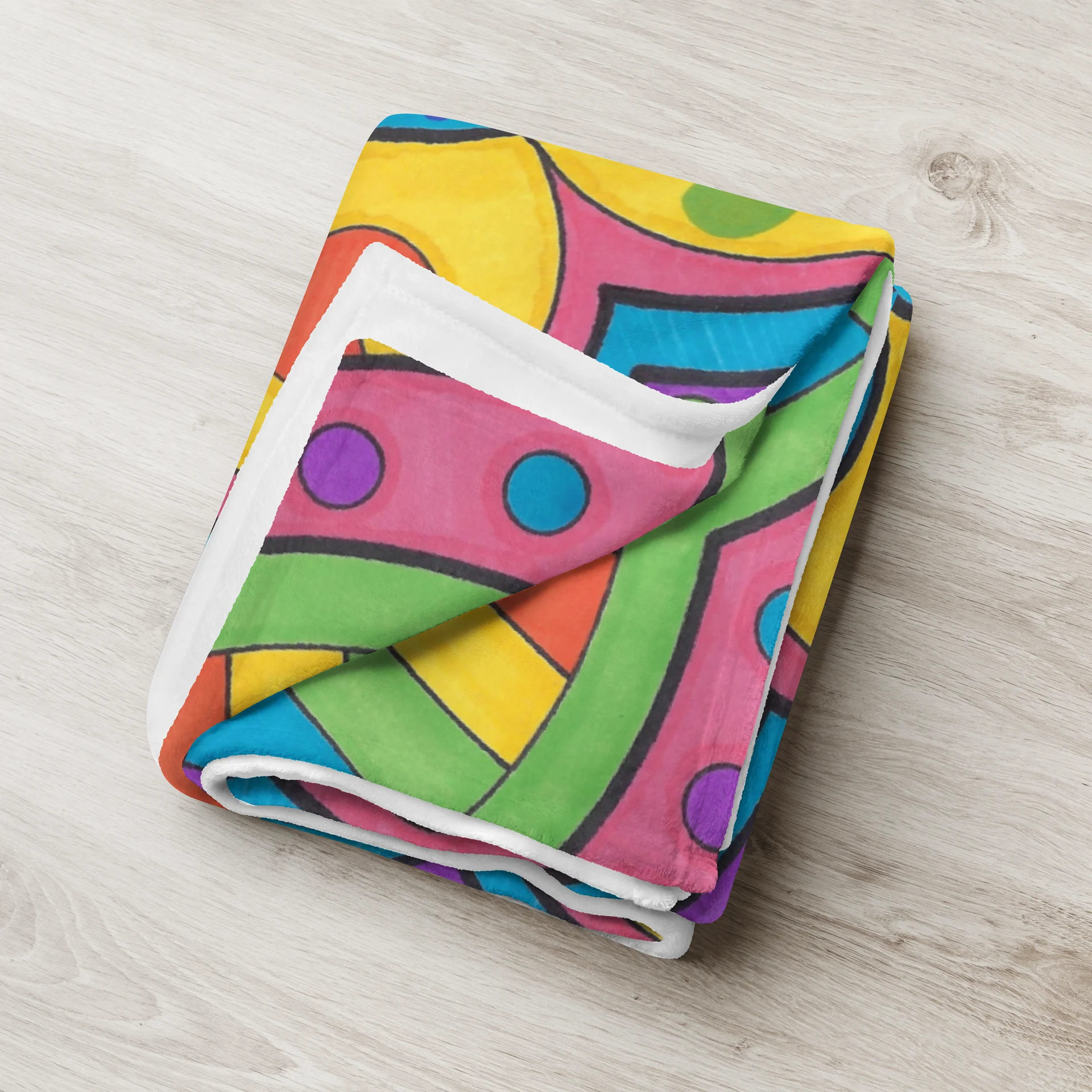 Rainbow Mandala Blanket product image (5)