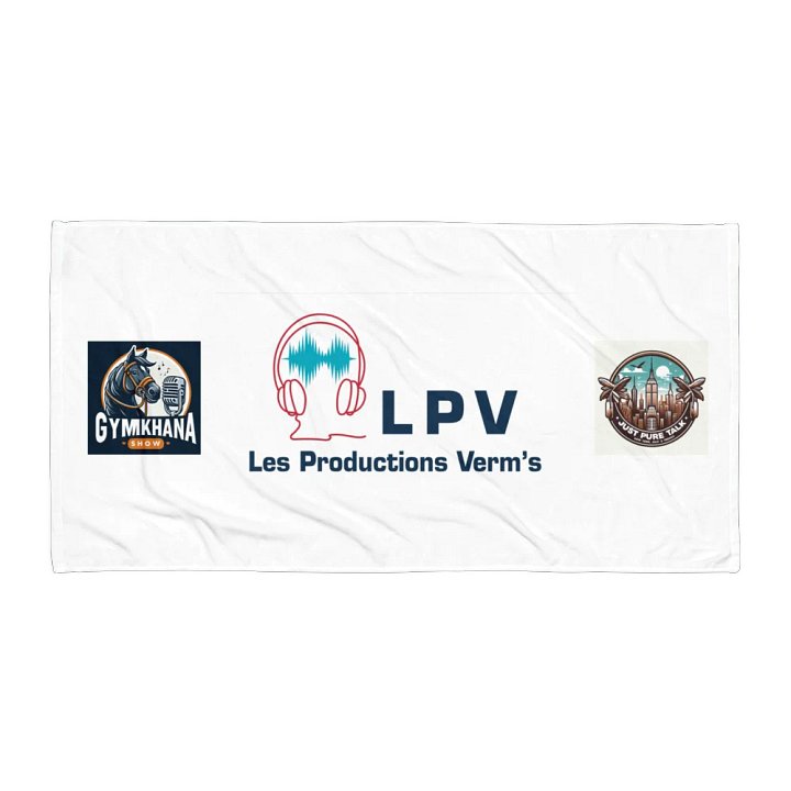 Serviette de Plage LPV Podcast - LPV Podcat Beach towels - product image (1)