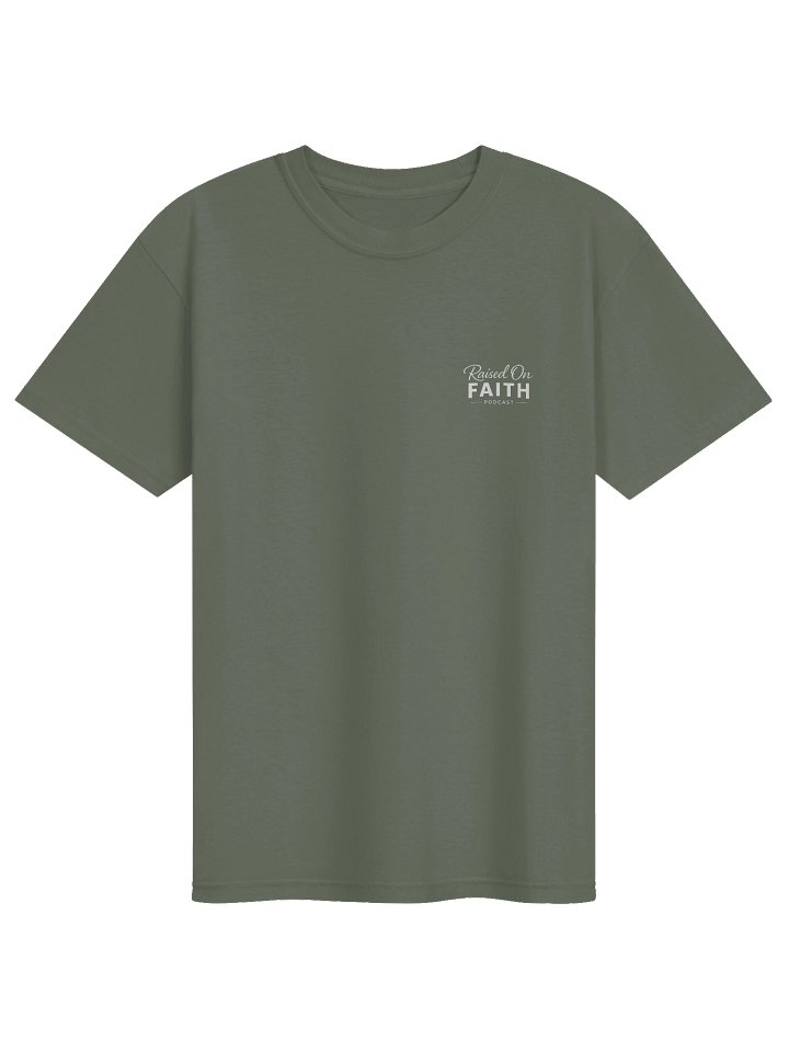 Raised on Faith Tee - Green/White product image (1)