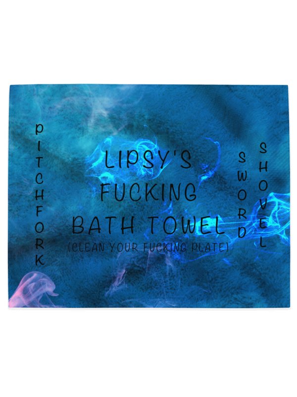 LIPSYS FUCKING BATH TOWEL product image (2)