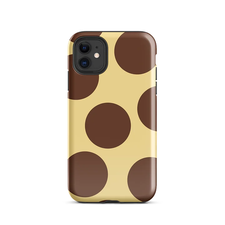 big polka brown i phone case product image (28)