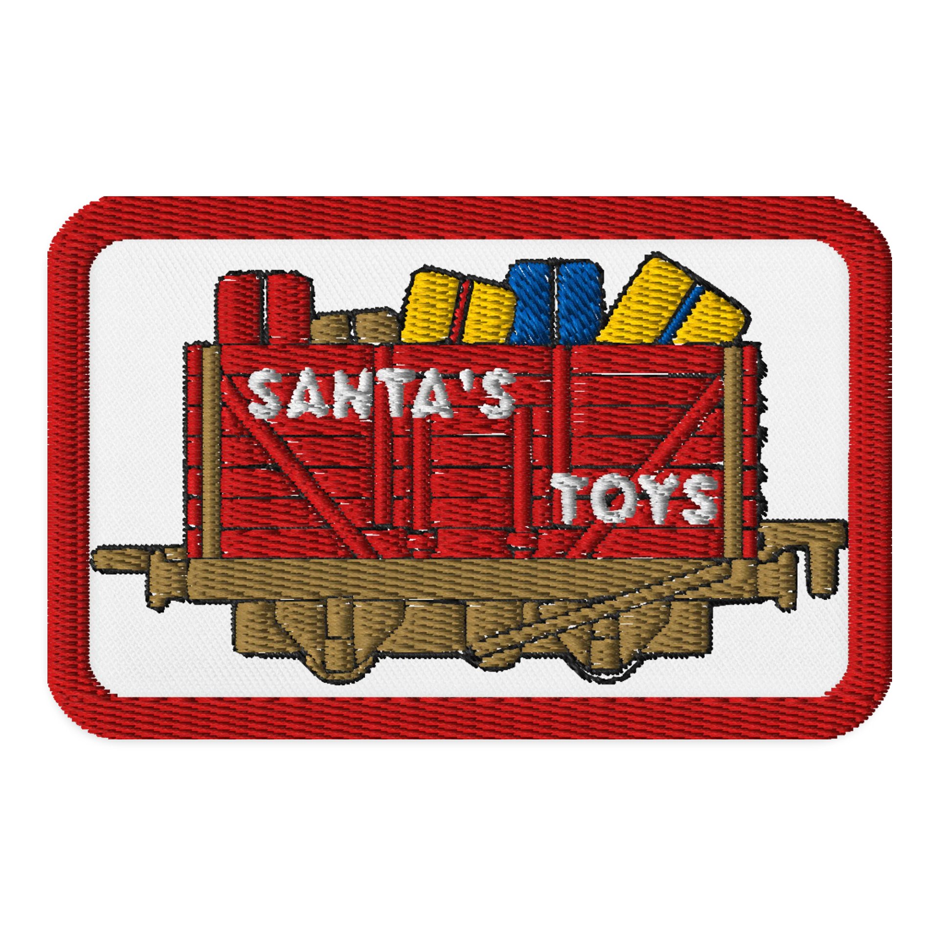 Santa's Toys Truck Embroidered Patch product image (1)