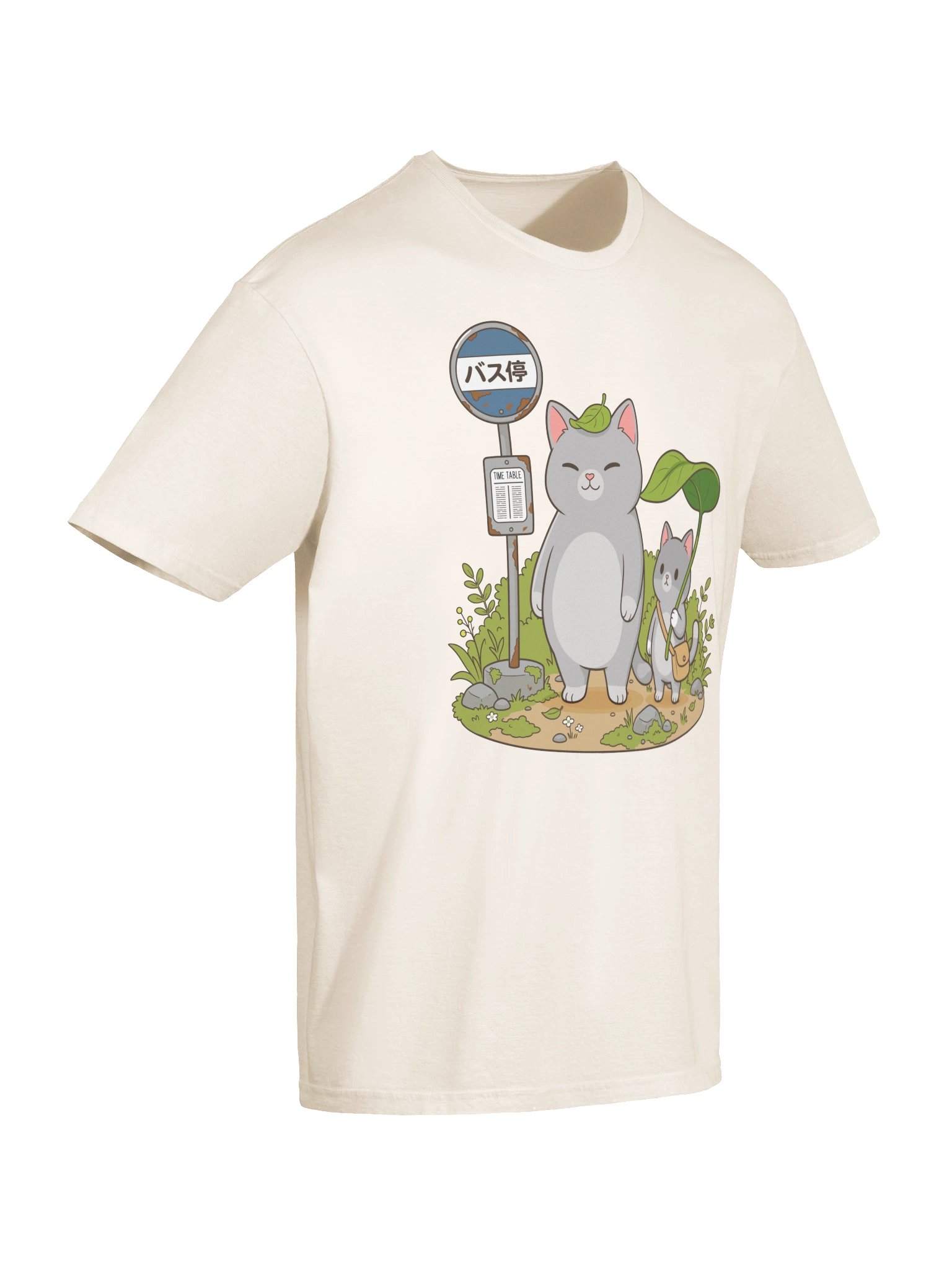 Bus Stop Gray Cat Shirt product image (7)