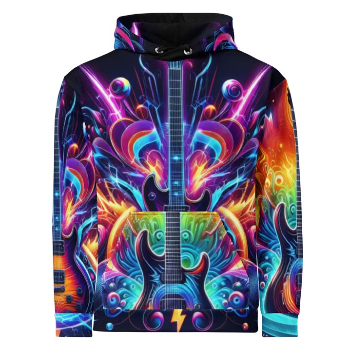 Guitar Musical Instrument - All-Over Unisex Hoodie #11 product image (1)