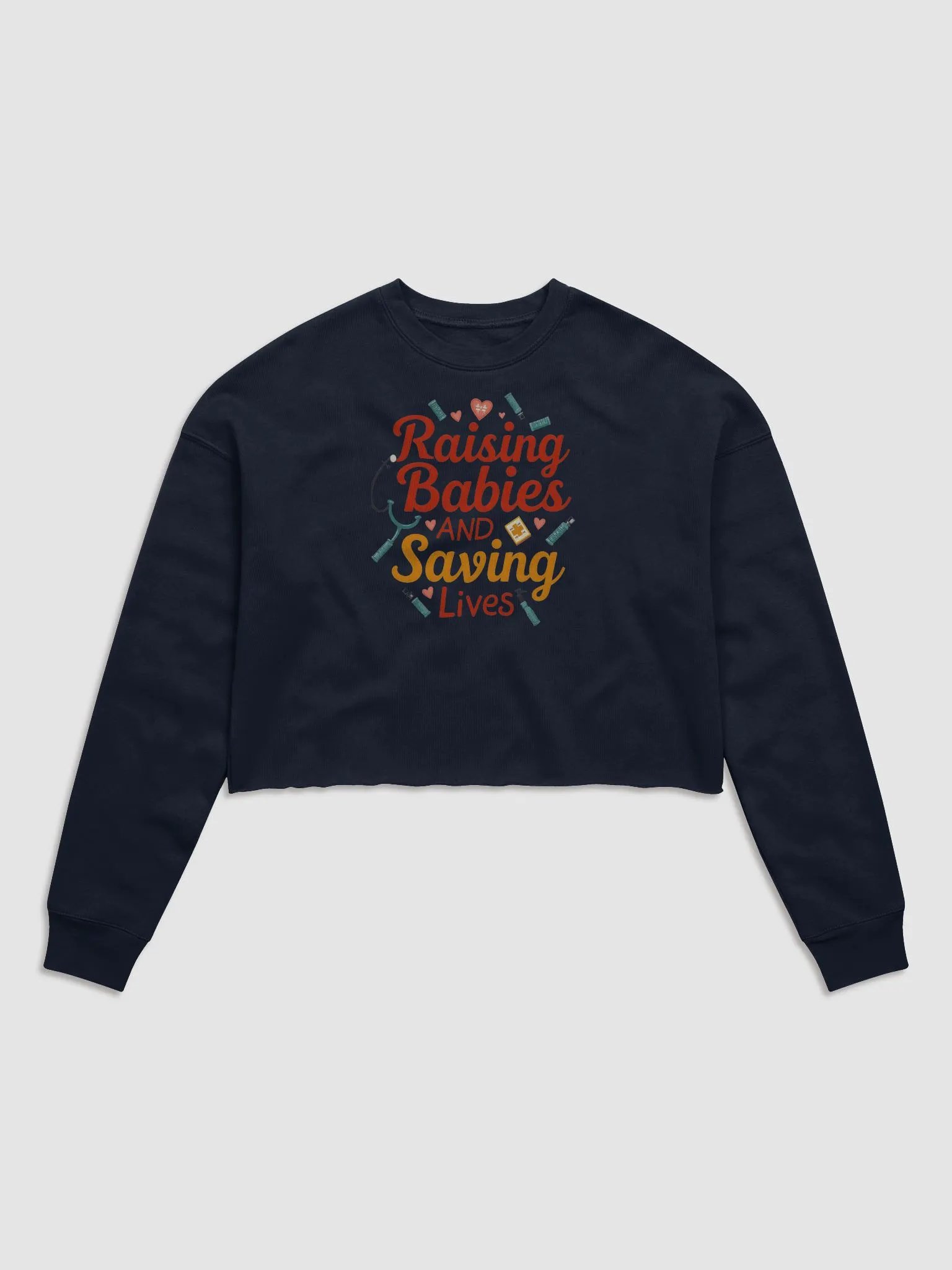 Healthcare Heroine Fleece Crop Sweatshirt product image (3)